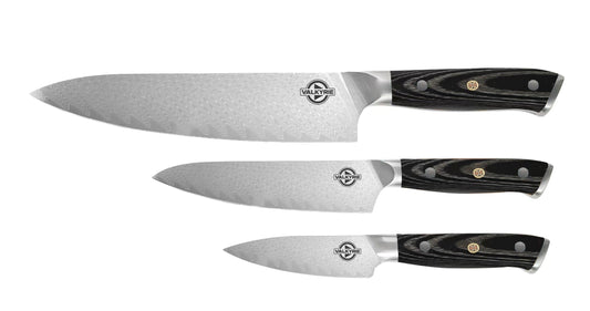 Valkyrie Cutlery (3 Piece Cutlery Set Demascus Steel)